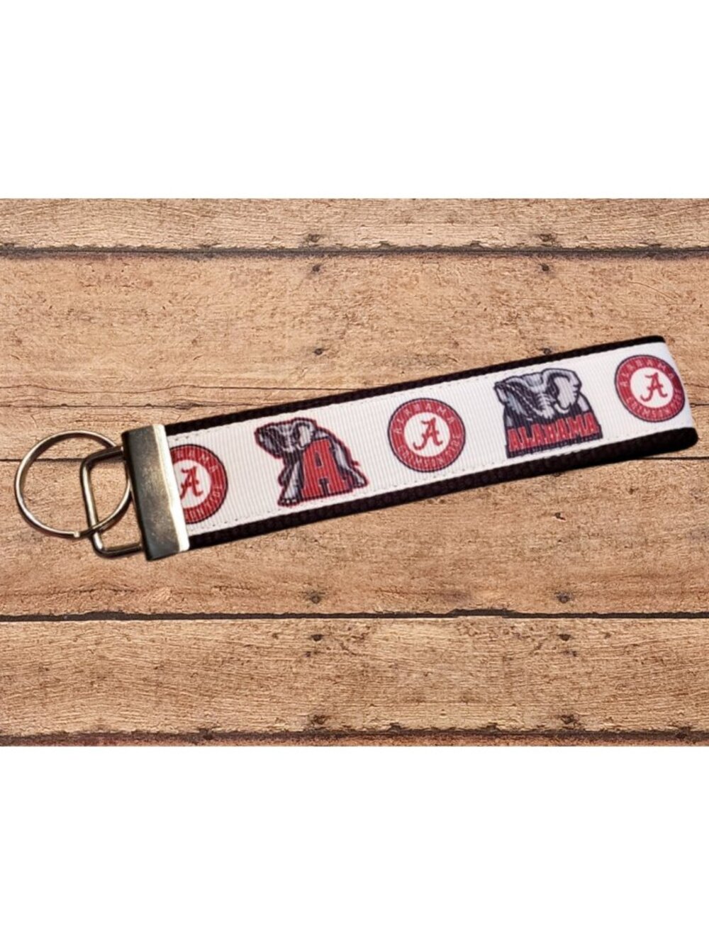 Alabama Crimson Tide Roll Tide Wristlet Keyfob / Keychain
